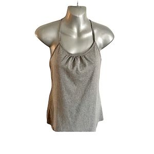 Banana Republic Refined Rib Halter/Under Bar Colour Grey Size Large